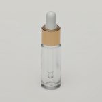 1/6 oz (5ml) Tall Cylinder Clear Glass Bottle with Serum Droppers