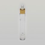 1/4 oz (7.5ml) Deluxe Round Glass Bottle (Heavy Base Bottom) with Serum Droppers