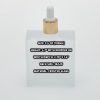 3.4 oz (100ml) Frosted Square Glass Bottle (Heavy Base Bottom) with Serum Droppers - Image 3